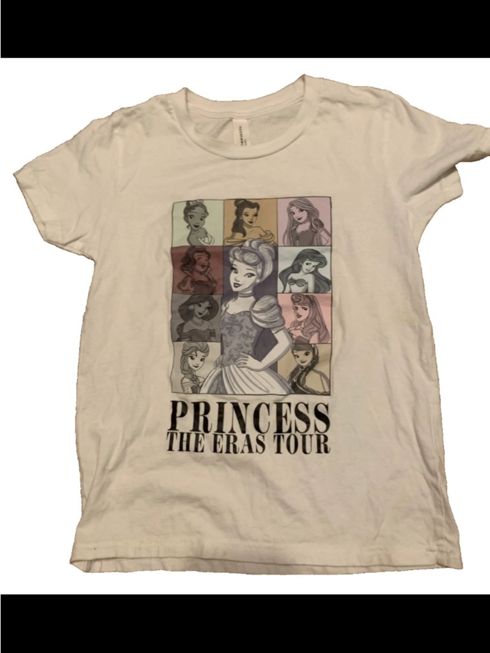 Bella Canvas Kids "Princess: The Eras Tour" Girl's size small (6/8) VGUC (White)
